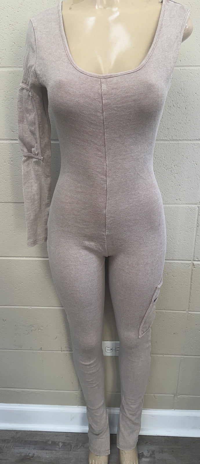 Level You Up Washed Jumpsuit