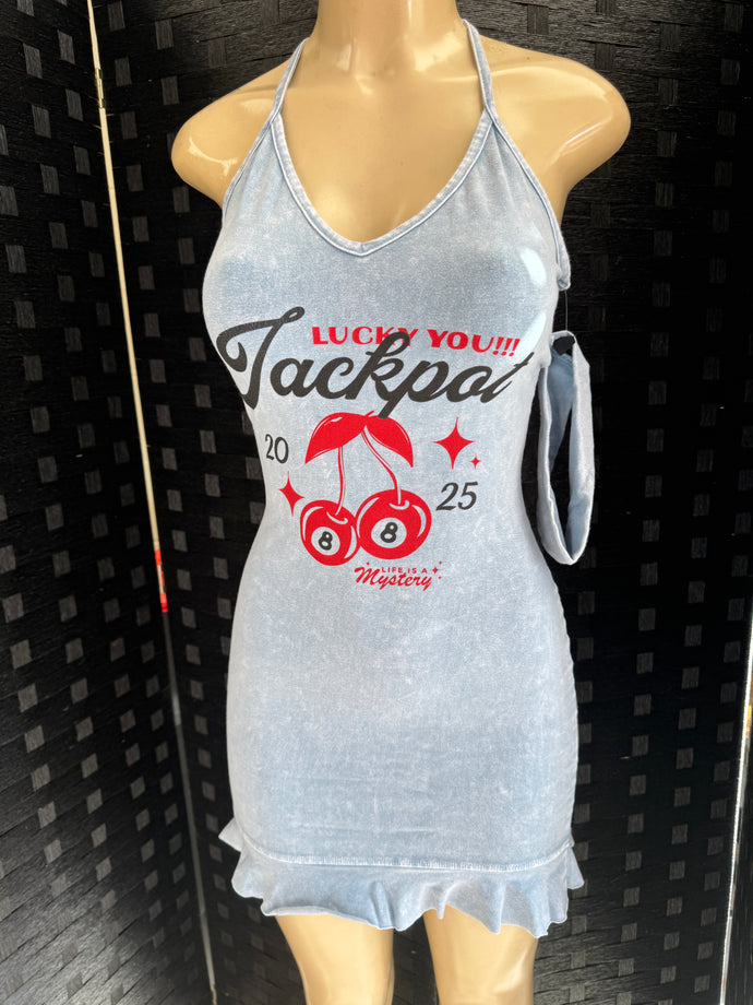 Little Ms Jackpot Dress w/ Headband